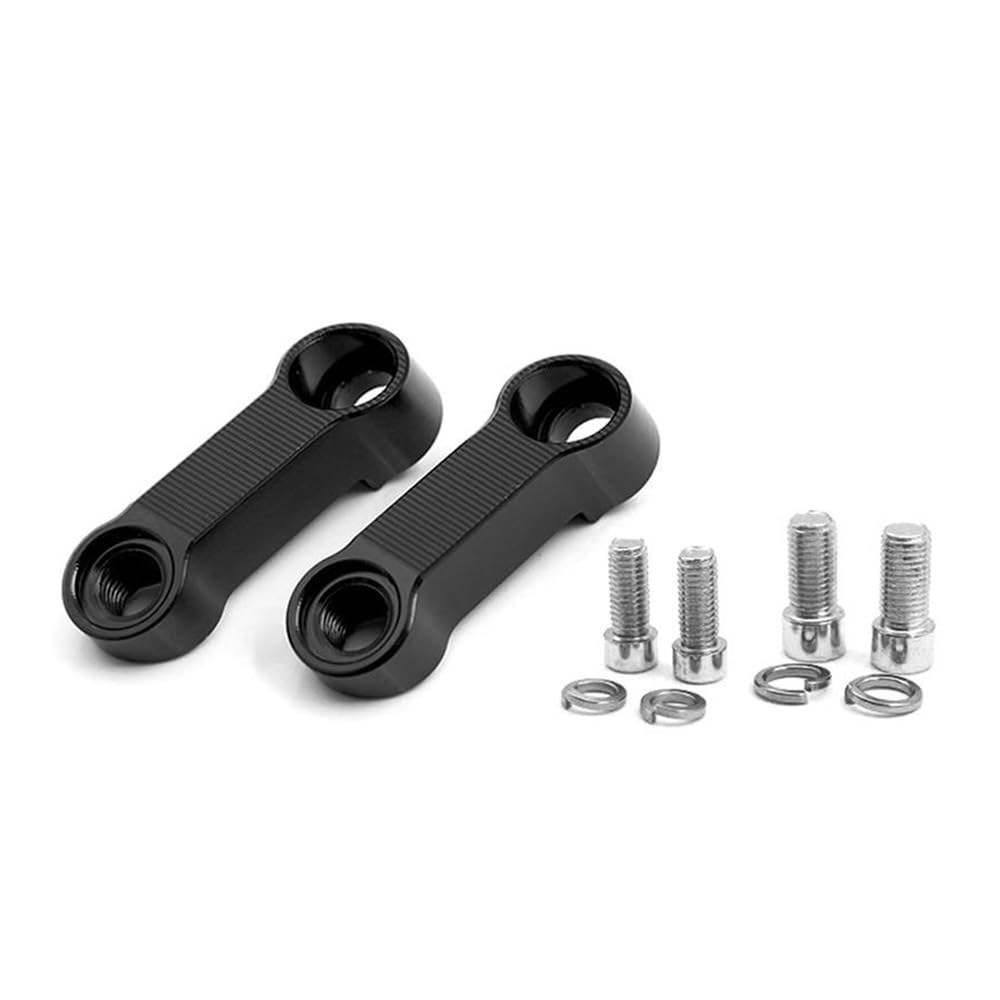 Niyade Universal Motorrad Rückspiegel Verlängerung Riser Extend Adapter Modifizierte Front Transfer Basis Verbreiterung Halterung Extender(Color1) von Niyade