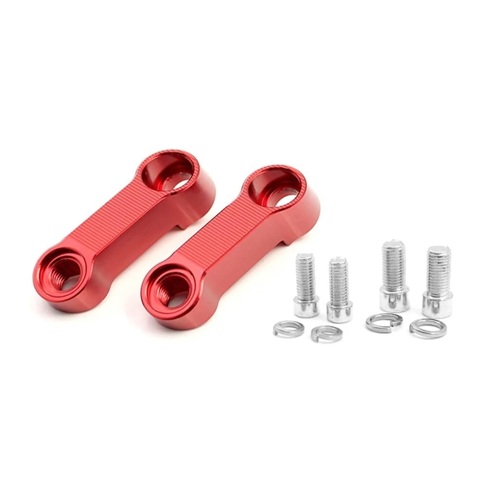 Niyade Universal Motorrad Rückspiegel Verlängerung Riser Extend Adapter Modifizierte Front Transfer Basis Verbreiterung Halterung Extender(Color3) von Niyade