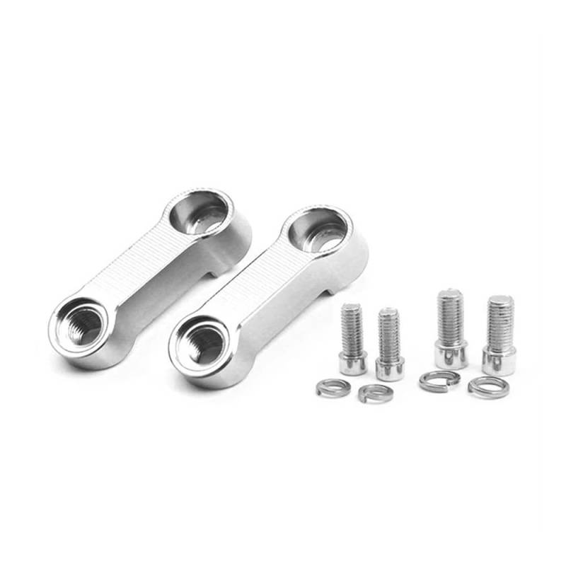 Niyade Universal Motorrad Rückspiegel Verlängerung Riser Extend Adapter Modifizierte Vordere Transfer Basis Verbreiterung Halterung Extender(Color-S) von Niyade
