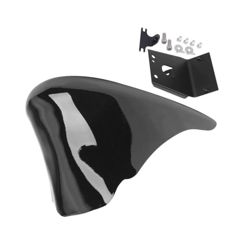 Niyade Vorne Unten Spoiler Kotflügel Air Dam Kinn Verkleidung Für Sportster 1200 883 Für Iron 883 1200 Für XL1200X 2004-2020 Verkleidungs Winglets(Black) von Niyade