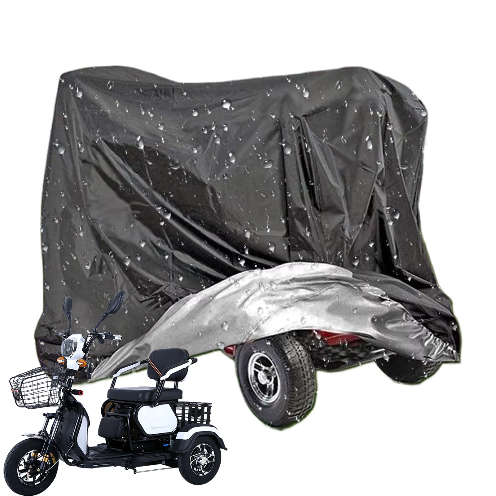 Njidher E Scooter Abdeckhaube - Motorrad Wetterschutz | Staubdichte E Scooter Abdeckung Für Fahrrad Training Outdoor Abenteuer Reisen Njidher E Scooter Abdeckhaube - Motorrad Wetterschutz | Staubdichte E Scooter Abdeckung Für Fahrrad Training Outdoor Abenteuer Reisen von Njidher
