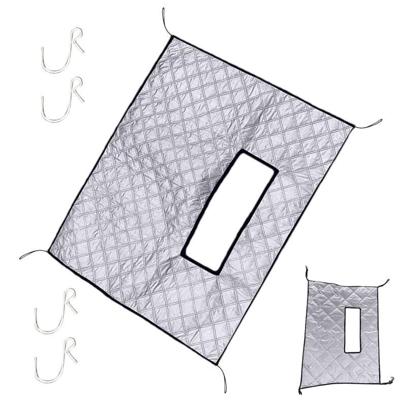 Windschutzscheiben-Schneeabdeckung, UV-Eisschutz, verdickte Frontabdeckung, Autofensterabdeckung, Windschutzscheibenabdeckung zum Schutz Ihrer Windschutzscheibe von Nkmujil