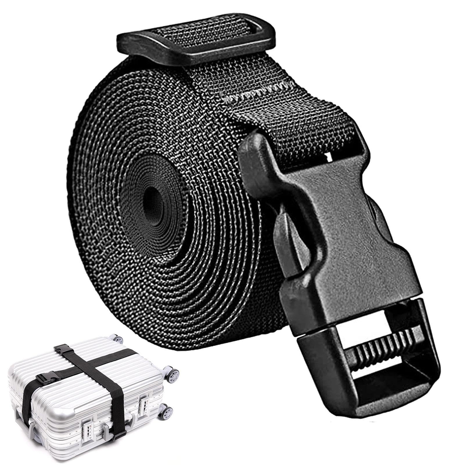Verstellbare Schnalle Packgurte für Gepäck Reisegurt Dauerhaft Reisegurt Taschengurt Reisegepäckgurt Gepäckgurt robust Verstellbare Schnalle Packgurte für Gepäck Reisegurt Dauerhaft Reisegurt Taschengurt Reisegepäckgurt Gepäckgurt robust von Nlrlo