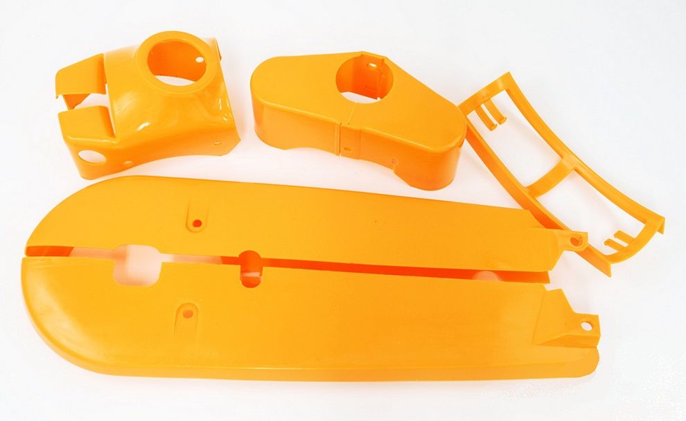 Kreidler Florett K54 Verkleidungen orange Kettenschutz Gabel Rahmen Verkleidu... von No-Name