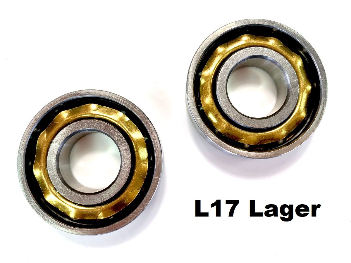 SET 2 Kurbelwellen Lager L17 für Sachs 50 MK Supra Ultra 30/3 30/4 von No-Name