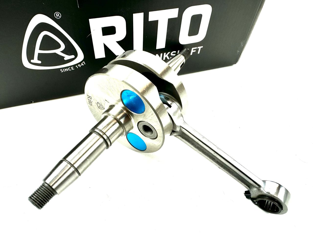 Puch Maxi E50 RITO 44Hub (also +1mm Hub) HQ Big End Vollwangen Kurbelwelle von Rito