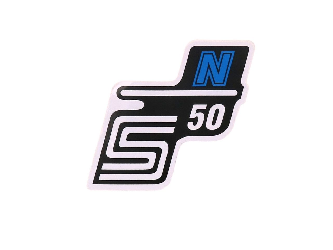 Seitendeckel Aufkleber Simson S50 N blau von No-Name