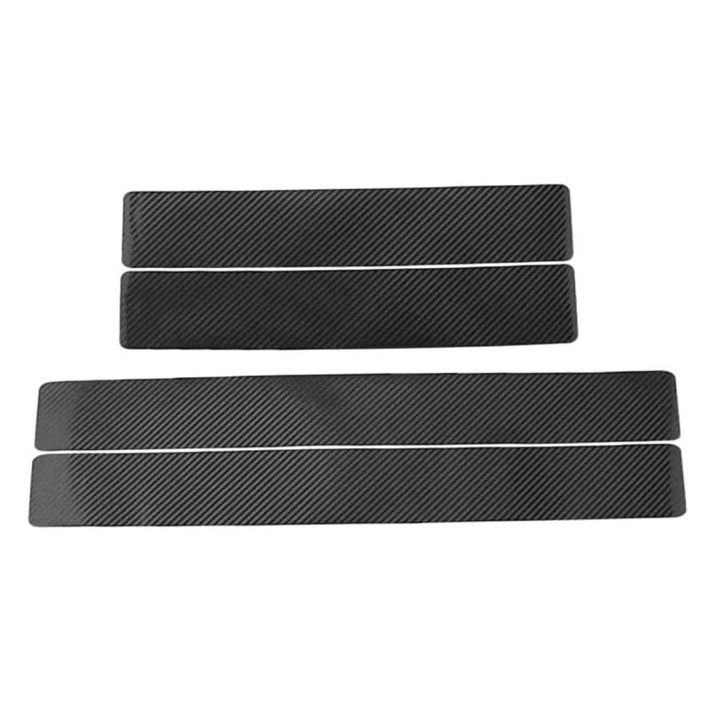 4PCS Auto-Einstiegsleisten Türschweller aus Kohlefaser für Volkswagen Multivan (T7) Long 2021,dekoratives Auto-Styling-Zubehör Kratzfester Lackschutz von NoSper