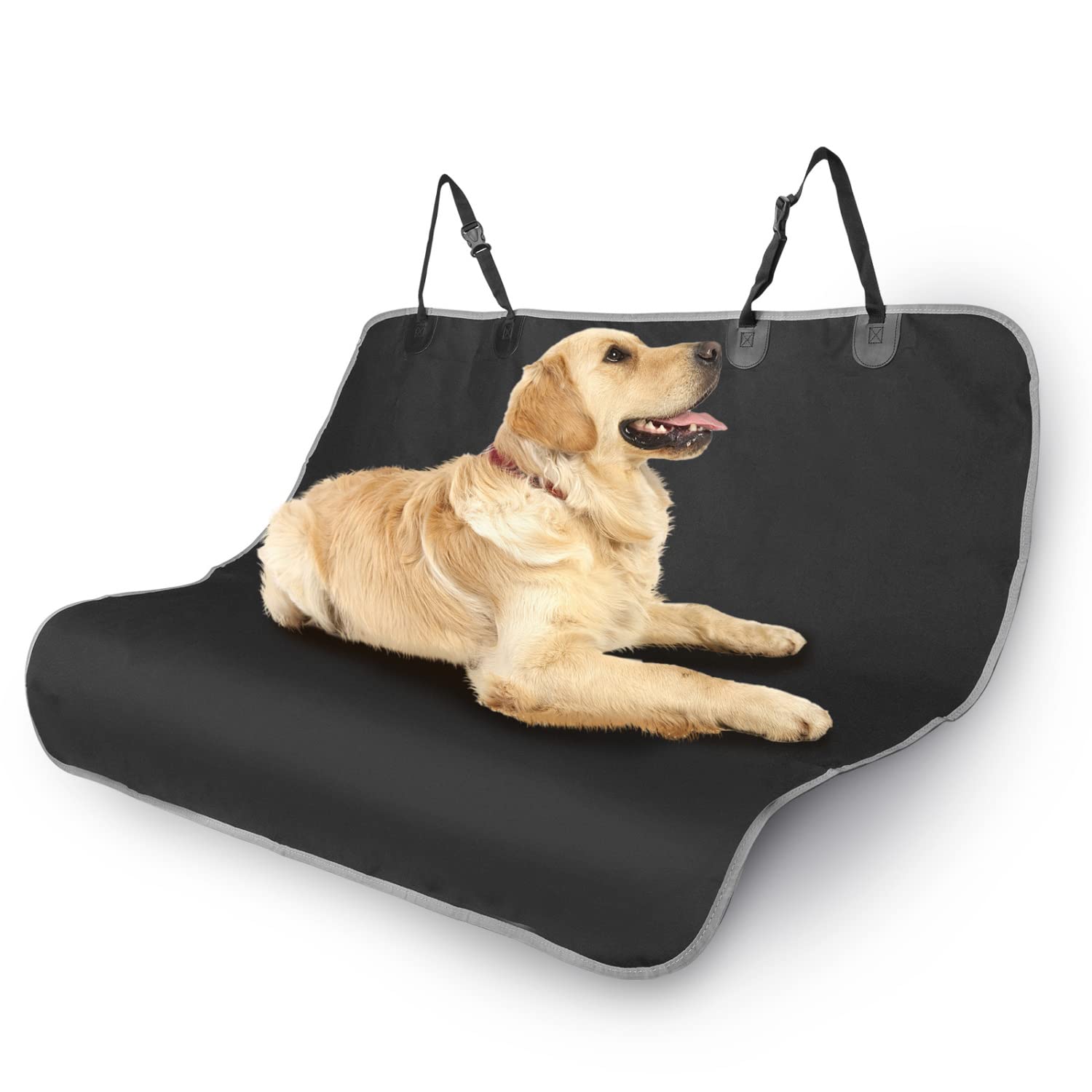 Nobleza Hunde-Sitzbezüge für Fahrzeuge, Auto-Rücksitzbezüge aus Oxford-Stoff, wasserdicht, Kratzfest und rutschfest, Autozubehör SUV Universal Schwarz 140 × 110 cm Nobleza Hunde-Sitzbezüge für Fahrzeuge, Auto-Rücksitzbezüge aus Oxford-Stoff, wasserdicht, Kratzfest und rutschfest, Autozubehör SUV Universal Schwarz 140 × 110 cm von Nobleza