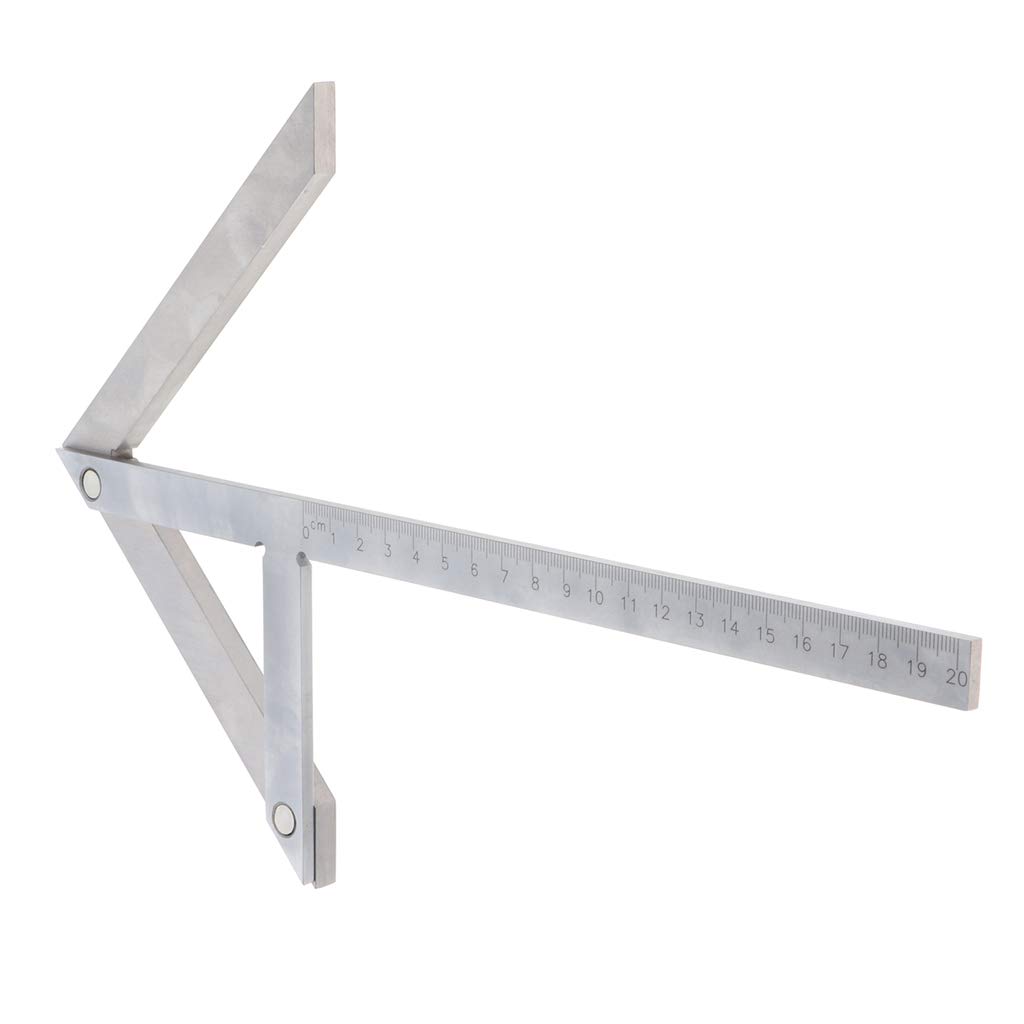 Nobranded Edelstahl Zentriermesser Zentrierlehre, Quadratisch Zentrierwinkel Mittefinder - Messbereich 0-20cm Nobranded Edelstahl Zentriermesser Zentrierlehre, Quadratisch Zentrierwinkel Mittefinder - Messbereich 0-20cm von Almencla