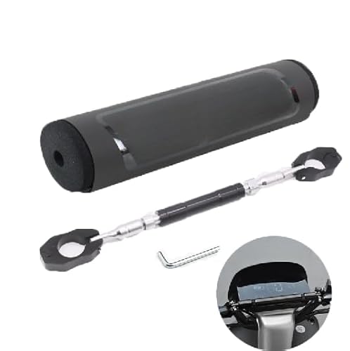 Lenkerpolster - Motorrad |1 Pieces Lenkerpolster simson and 1 Pieces Motorcycle Balance Bar Für Lenker Runder Motorrad Lenker Crossbar Bar Pad Protector (schwarz) von Nocyclonic