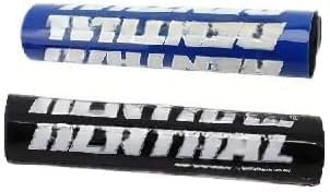 Lenkerpolster - Motorrad Lenkerpolster Lenkerpolster Crossbar Lenkerschutzpolster "Schaumstoff" Lenkerschutz Pads zum Schutz der Brust (Blau+ schwarz) von Nocyclonic