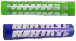 Lenkerpolster - Motorrad Lenkerpolster Lenkerpolster Crossbar Lenkerschutzpolster "Schaumstoff" Lenkerschutz Pads zum Schutz der Brust (Blau+grün) von Nocyclonic