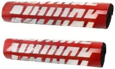 Lenkerpolster - Motorrad Lenkerpolster Lenkerpolster Crossbar Lenkerschutzpolster "Schaumstoff" Lenkerschutz Pads zum Schutz der Brust (Rot+Rot) von Nocyclonic