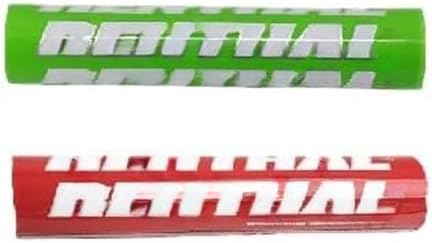 Lenkerpolster - Motorrad Lenkerpolster Lenkerpolster Crossbar Lenkerschutzpolster "Schaumstoff" Lenkerschutz Pads zum Schutz der Brust (Rot+grün) von Nocyclonic