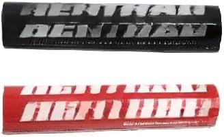 Lenkerpolster - Motorrad Lenkerpolster Lenkerpolster Crossbar Lenkerschutzpolster "Schaumstoff" Lenkerschutz Pads zum Schutz der Brust (Rot+schwarz) von Nocyclonic