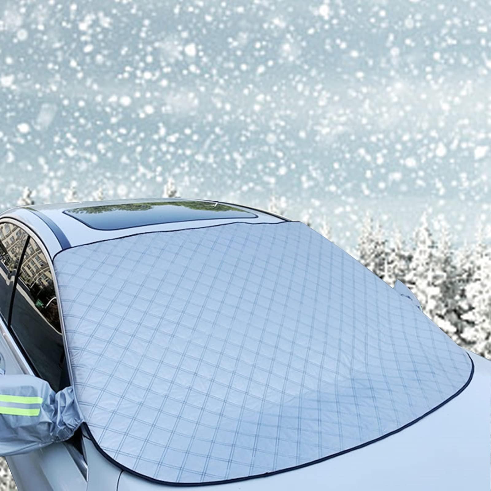Magnetische Autoabdeckung,Abdeckung Frontscheibe Auto Winter,Frontscheibenabdeckung Magnet mit 2 Spiegelabdeckungen,Ultra-Dick Windschutzscheibenabdeckung,Autoscheiben Abdeckungen Gegen Schnee Frost Magnetische Autoabdeckung,Abdeckung Frontscheibe Auto Winter,Frontscheibenabdeckung Magnet mit 2 Spiegelabdeckungen,Ultra-Dick Windschutzscheibenabdeckung,Autoscheiben Abdeckungen Gegen Schnee Frost von Nogsay