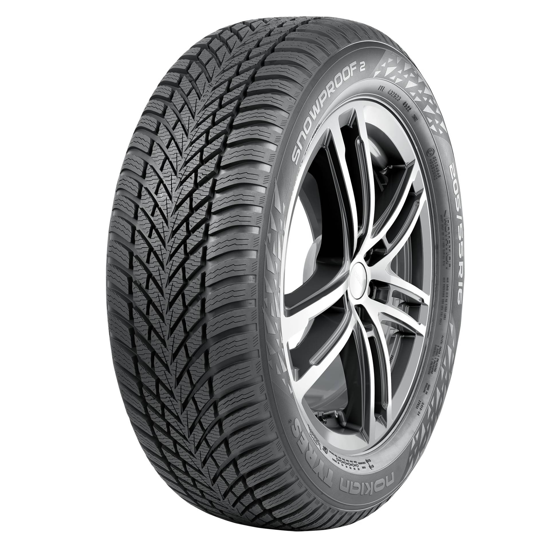 NOKIAN Winterreifen 225/55 R 17 TL 97H SNOWPROOF 2 BSW M+S 3PMSF von Nokian Tyres