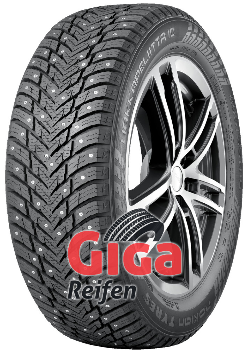 Nokian Hakkapeliitta 10 ( 225/50 R18 99T XL, bespiked ) von Nokian