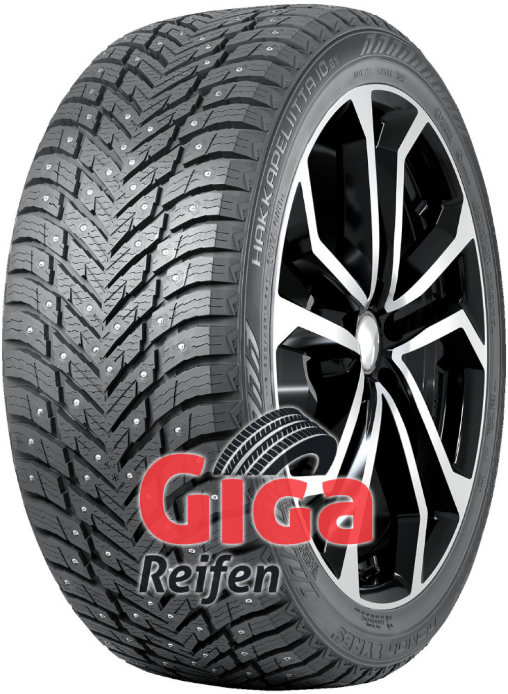 Nokian Hakkapeliitta 10 EV ( 275/45 R20 110T XL EV, SilentDrive, bespiked ) von Nokian