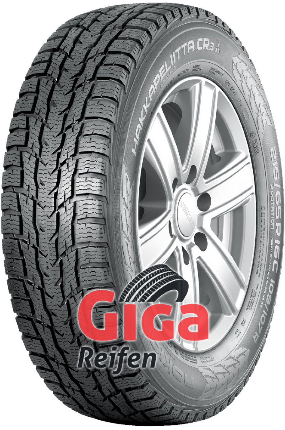 Nokian Hakkapeliitta CR3 ( 225/75 R16C 121/120R 10PR, Nordic compound ) von Nokian