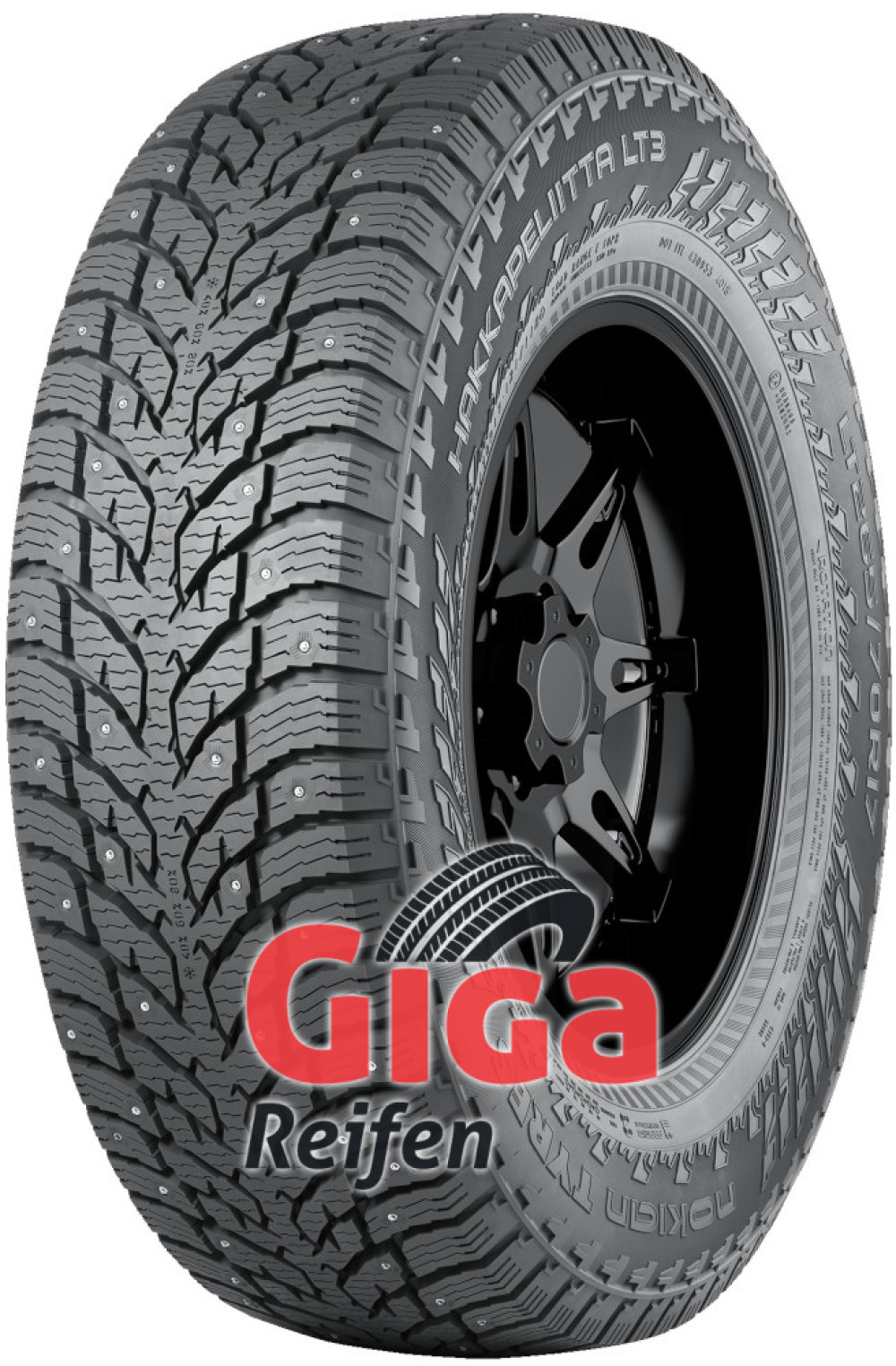 Nokian Hakkapeliitta LT3 ( LT245/75 R16 120/116Q 10PR Aramid Sidewalls, bespiked ) von Nokian