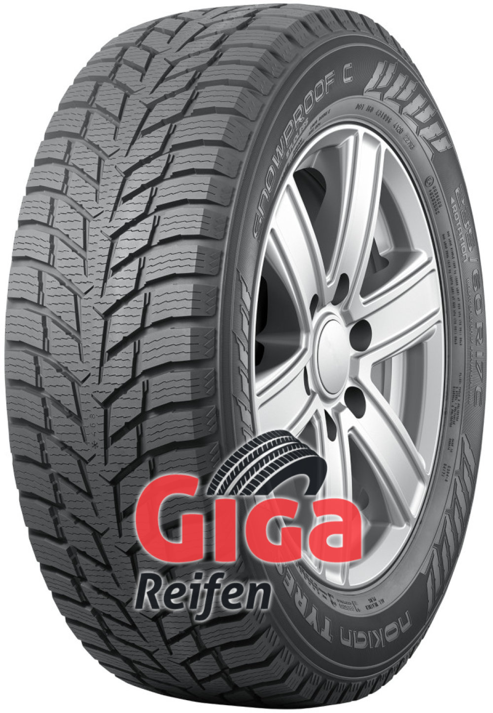 Nokian Snowproof C ( 205/65 R16C 107/105T 8PR Aramid Sidewalls ) von Nokian