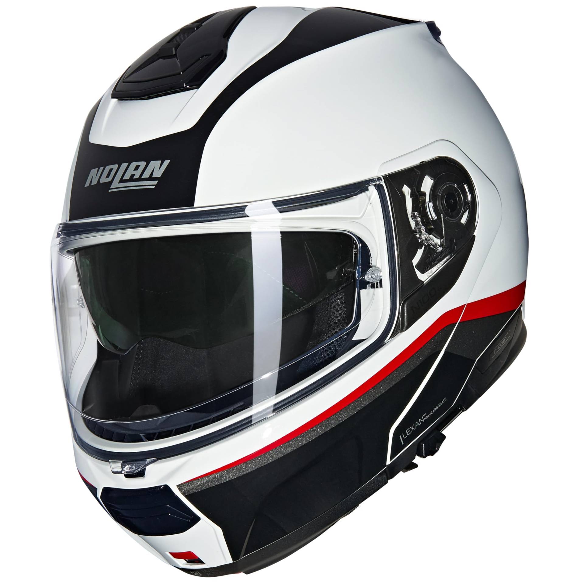 NOLAN HELMET N100-6 INCOGNITO 344 M, White/Red/Black NOLAN HELMET N100-6 INCOGNITO 344 M, White/Red/Black von Nolan