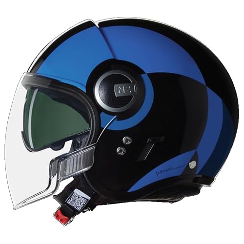 NOLAN HELMET N21 VISOR 06 BICROMO 351 M, Black/Blue/Light Blue NOLAN HELMET N21 VISOR 06 BICROMO 351 M, Black/Blue/Light Blue von Nolan