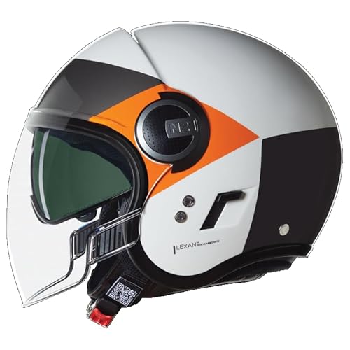NOLAN HELMET N21 VISOR 06 ONIRICO 346 XL, White/Black/Orange, White/Black/Orange NOLAN HELMET N21 VISOR 06 ONIRICO 346 XL, White/Black/Orange, White/Black/Orange von Nolan