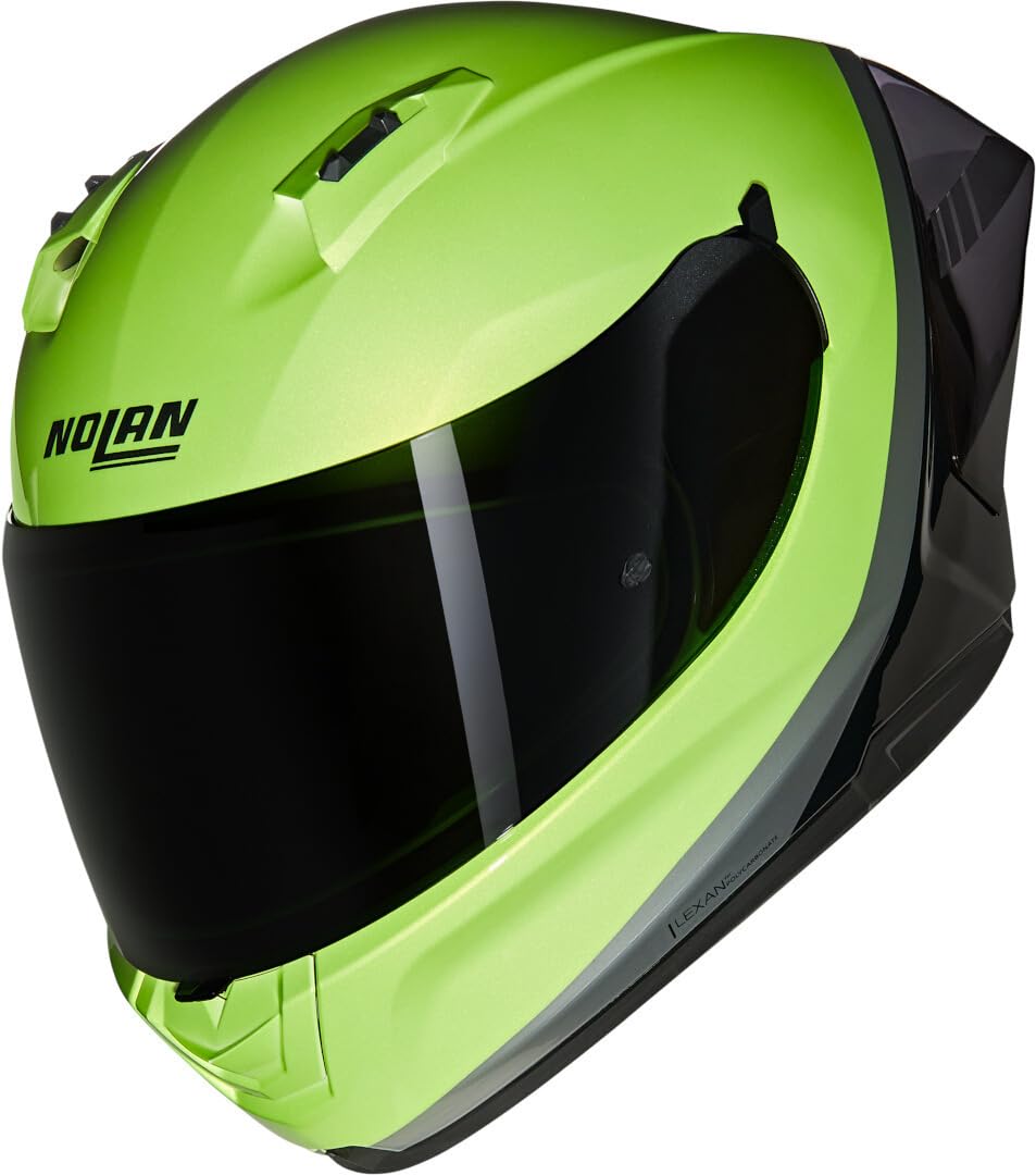 NOLAN HELMET N60-6 SPORT VERNICIATURA SPECIALE 348 M, Pulse Green/Black/Grey NOLAN HELMET N60-6 SPORT VERNICIATURA SPECIALE 348 M, Pulse Green/Black/Grey von Nolan