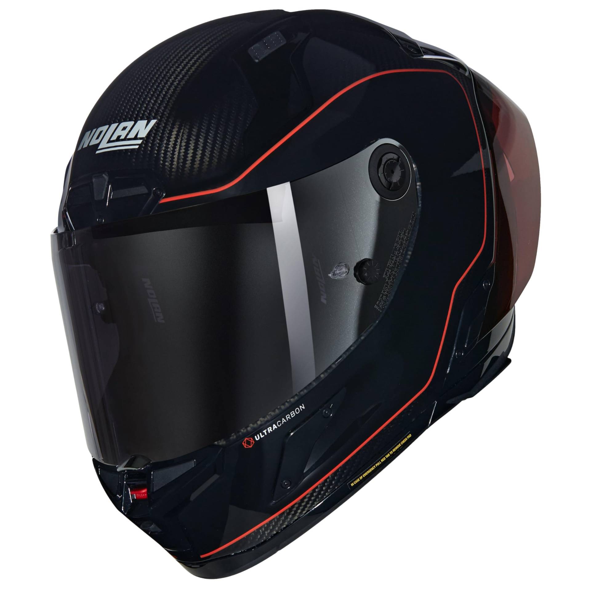 NOLAN HELMET X-804 RS ASSO DI PICCHE 342 L, Carbon/Black/Red NOLAN HELMET X-804 RS ASSO DI PICCHE 342 L, Carbon/Black/Red von Nolan