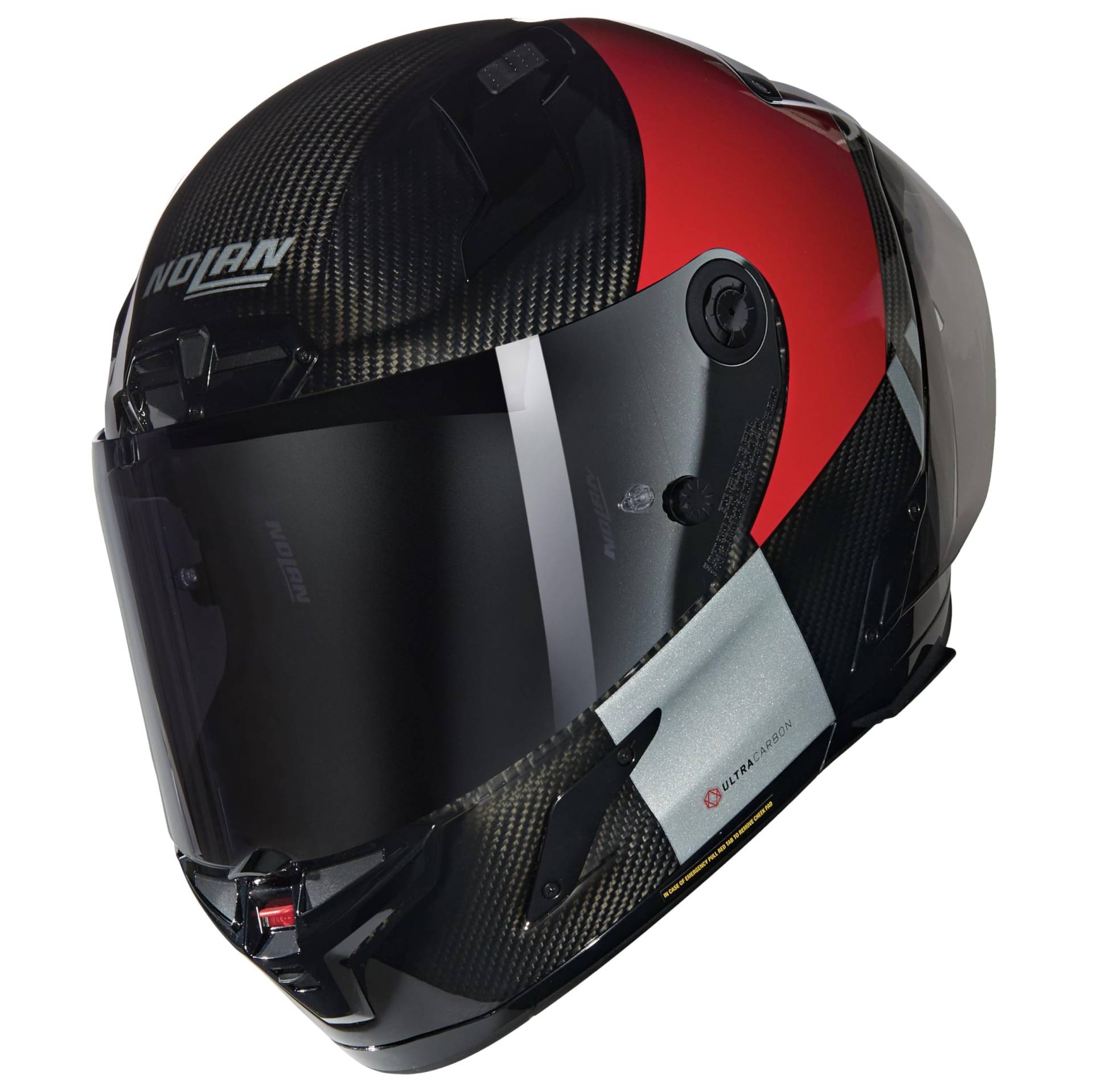 NOLAN HELMET X-804 RS COMBO GARA 351 M, Carbon/Red/Grey/Black NOLAN HELMET X-804 RS COMBO GARA 351 M, Carbon/Red/Grey/Black von Nolan