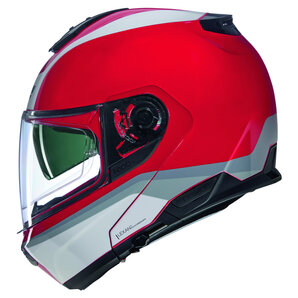 Nolan N100-6 Incognito Klapphelm Rot Weiss von Nolan