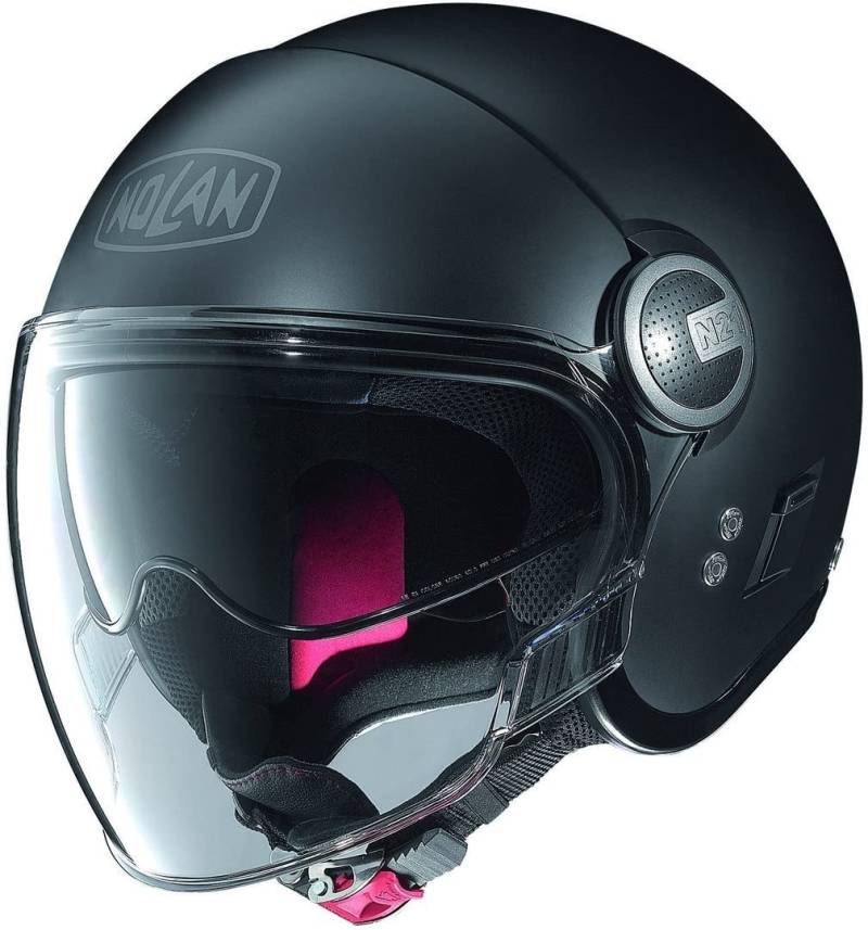 Nolan Damen Classic Motorrad Helm, Schwarz, M (57/58) EU von Nolan