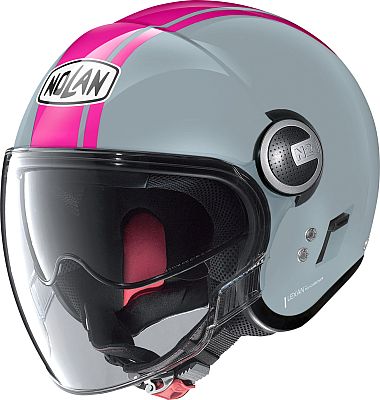 Nolan N21 Visor Dolce Vita, Jethelm - Hellgrau/Pink - S von Nolan