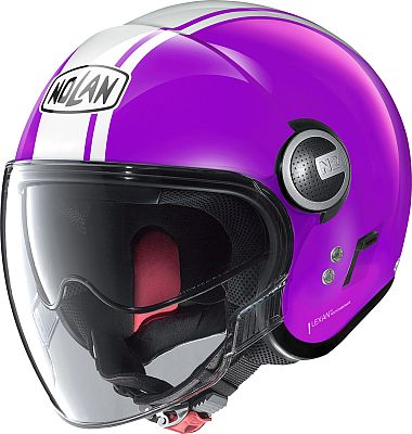 Nolan N21 Visor Dolce Vita, Jethelm - Violett/Weiß - M von Nolan