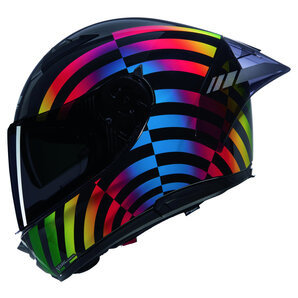 Nolan N60-6 Sport Policromo Integralhelm Gelb Orange Rot Blau Schwarz von Nolan