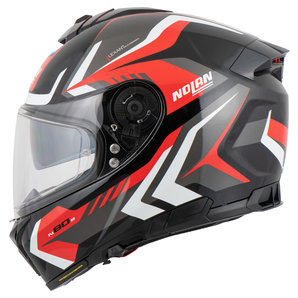Nolan N80-8 Rumble n-com Integralhelm Metallic Schwarz Rot Grau Nolan N80-8 Rumble n-com Integralhelm Metallic Schwarz Rot Grau von Nolan