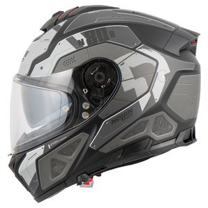 Nolan N80-8 Starscream n-com Integralhelm Schwarz Grau Anthrazit von Nolan