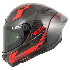 Nolan X-804 RS Carbon Hot Lap Integralhelm Rot von Nolan