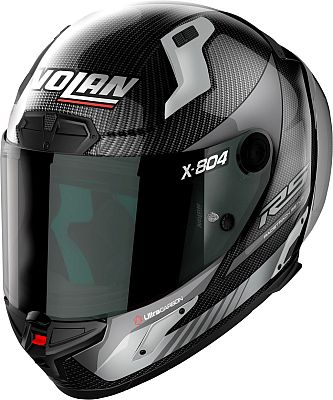 Nolan X-804 RS Ultra Carbon Hot Lap, Integralhelm - Schwarz/Grau - L von Nolan