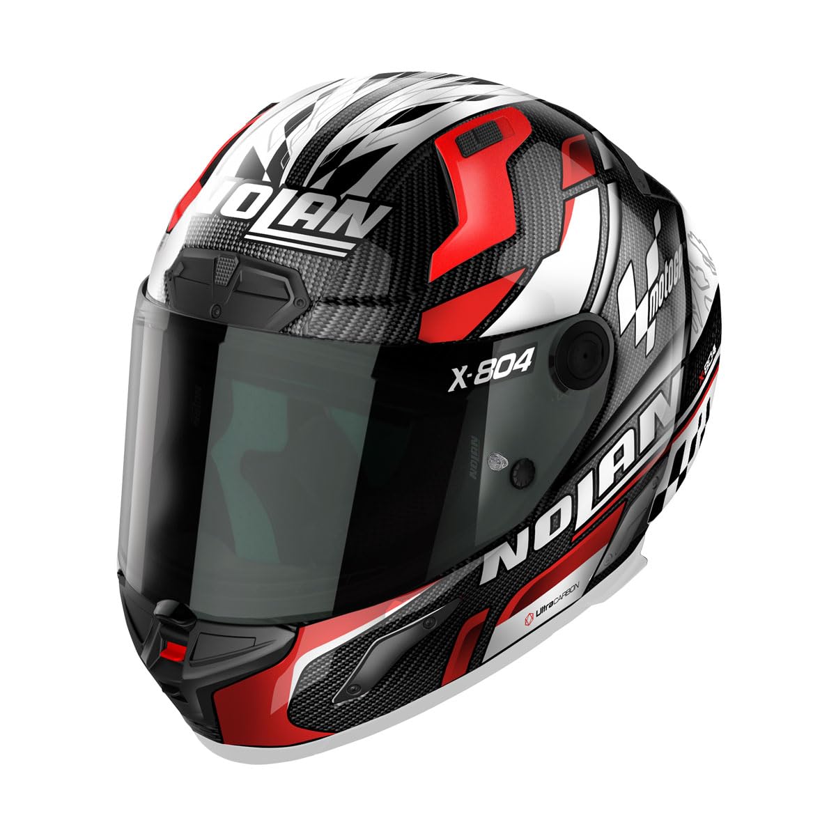 Nolan X-804 RS Ultra Carbon MotoGP 22 Sport-Integralhelm ECE 22.06 mit Zwei Visieren, L 60/61 von Nolan