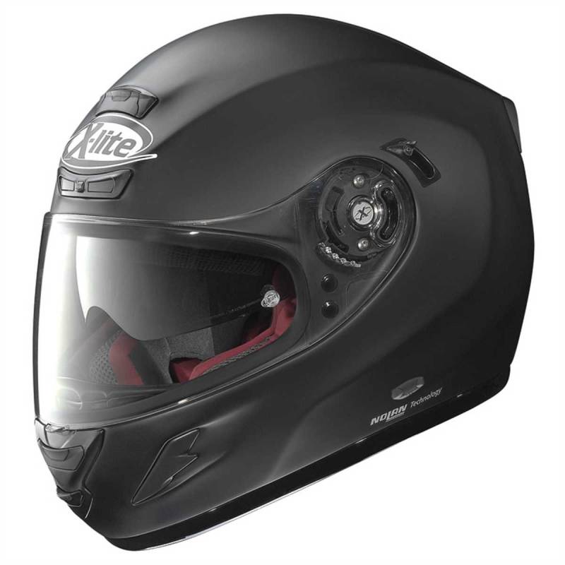 X-lite X 702 GT Start N- Com Integralhelm, Farbe matt-schwarz, Größe L (59/60) von GREX