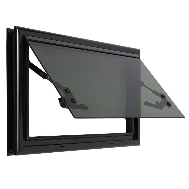 Wohnwagen Fenster 80x50 cm, Ausstellfenster, Wohnmobilfenster, Seitenfenster, Wohnmobil Fenster mit integriertem Rollo und Fliegengitter, RV Ausziehbares Fenster (50*30cm) von NoneDanGee