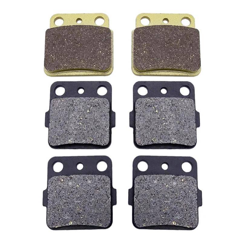 Nonuiny 1 Satz Motorrad-Bremsbeläge Vorn/hinten Für Suzuki ATV LTZ 400 QuadSport (2003–2011) LTZ400 LT-Z LT-Z400 Metallbremsscheiben Bremsbeläge Motorräder(Front and Rear) von Nonuiny