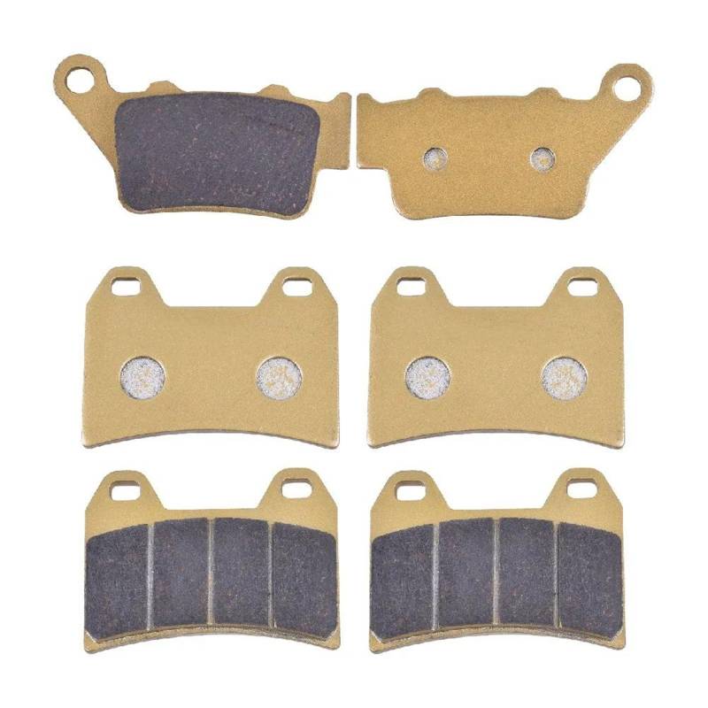Nonuiny 1200cc Motorrad Vorne Und Hinten Bremsbeläge Disc Set Für APRILIA Dorsoduro 1200 2011-2012 Bremsbeläge Motorräder von Nonuiny