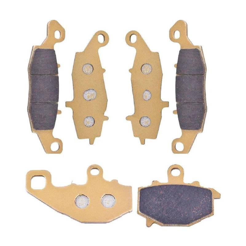 Nonuiny 750CC Motorrad-Bremsbelagsatz Vorne Und Hinten Für KAWASAKI Z750 Z 750 Z750S ZR750K ZR 750 ZR750 K1 K6F 2005-2007 2006 Bremsbeläge Motorräder von Nonuiny