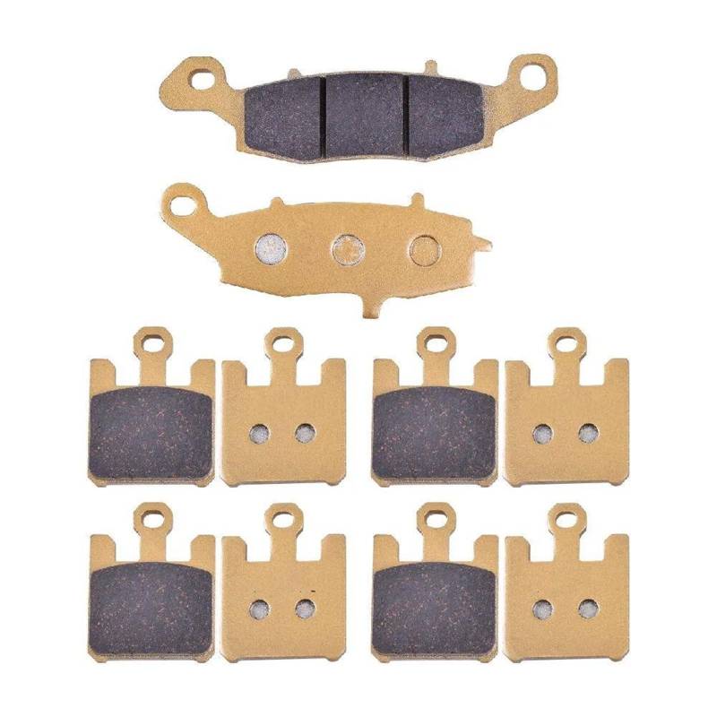 Nonuiny Bremsscheibensatz Für Motorradbremsbeläge Vorn Und Hinten Für KAWASAKI VN1600 VN 1600 VN1600B B2H B6F B7F Mean Streak 1600 2005 2006 2007 2008 Bremsbeläge Motorräder von Nonuiny