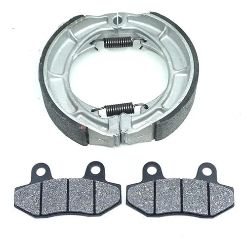 Nonuiny Für HYOSUNG GV250 GV 250 Für Aquila 2001 2002 2003 2004 2005 2006 2007 2008 2009 Bremsbelag Vorne Hinten Bremsbacken Kit Set Bremsbeläge Motorräder(Front Rear Set) von Nonuiny